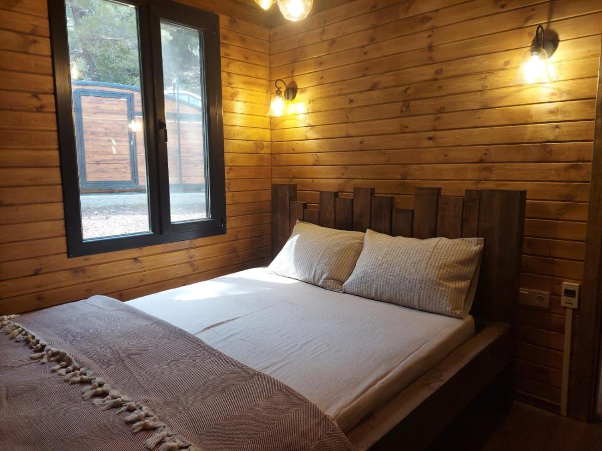 Panurlawoodenhouse Oezel Havuz& Sauna Mavi Exterior foto