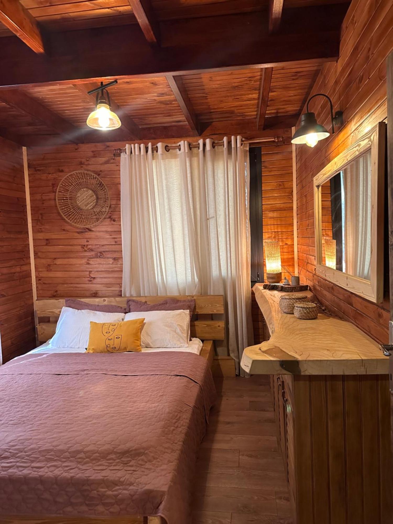 Panurlawoodenhouse Oezel Havuz& Sauna Mavi Exterior foto