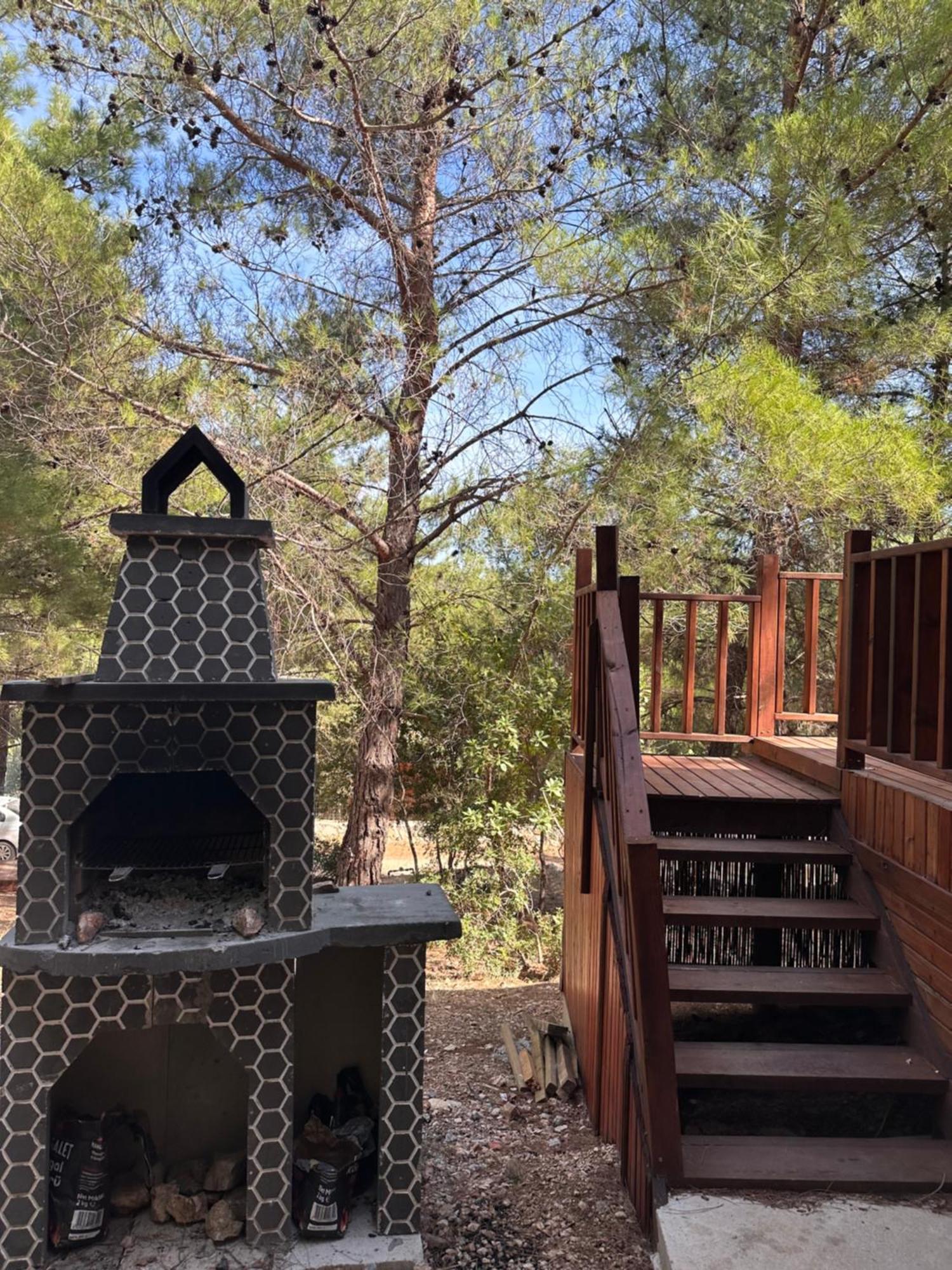 Panurlawoodenhouse Oezel Havuz& Sauna Mavi Exterior foto