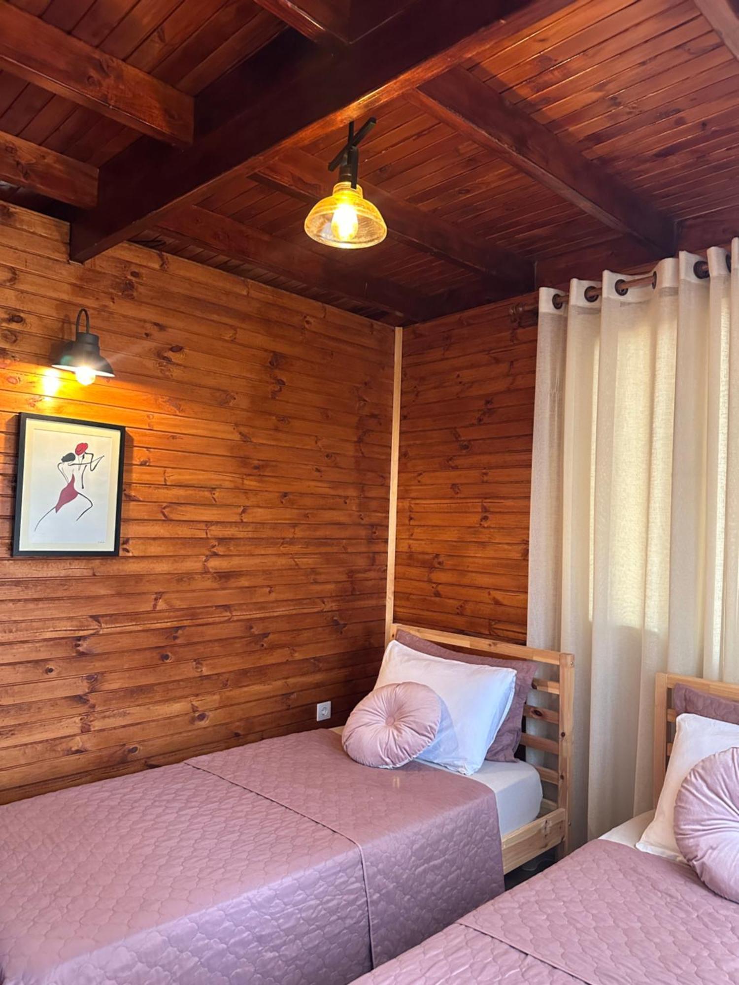 Panurlawoodenhouse Oezel Havuz& Sauna Mavi Exterior foto